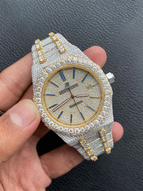 fake full diamond watches|fully iced out watches.